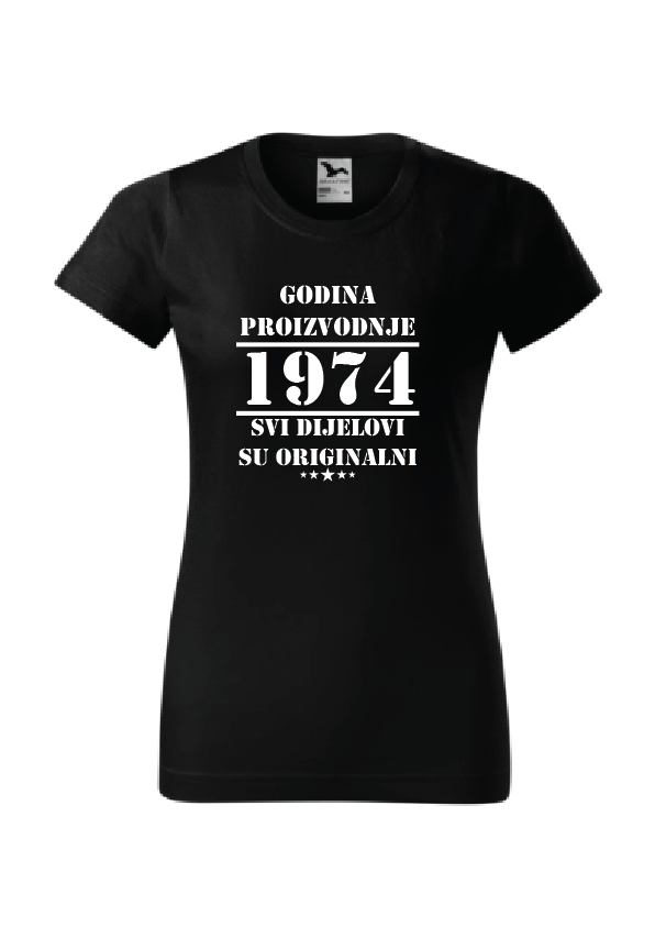 Godina proizvodnje (godine) Svi dijelovi su originalni | Ženska majica