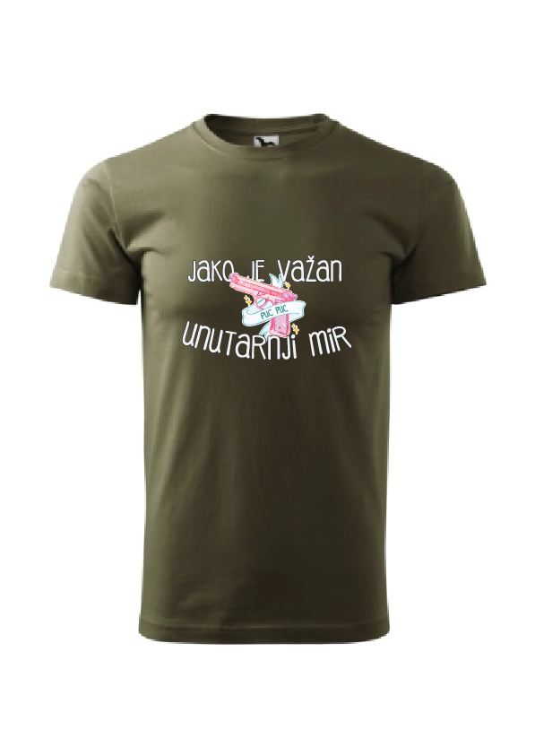 Jako je važan unutarnji mir | Muška majica