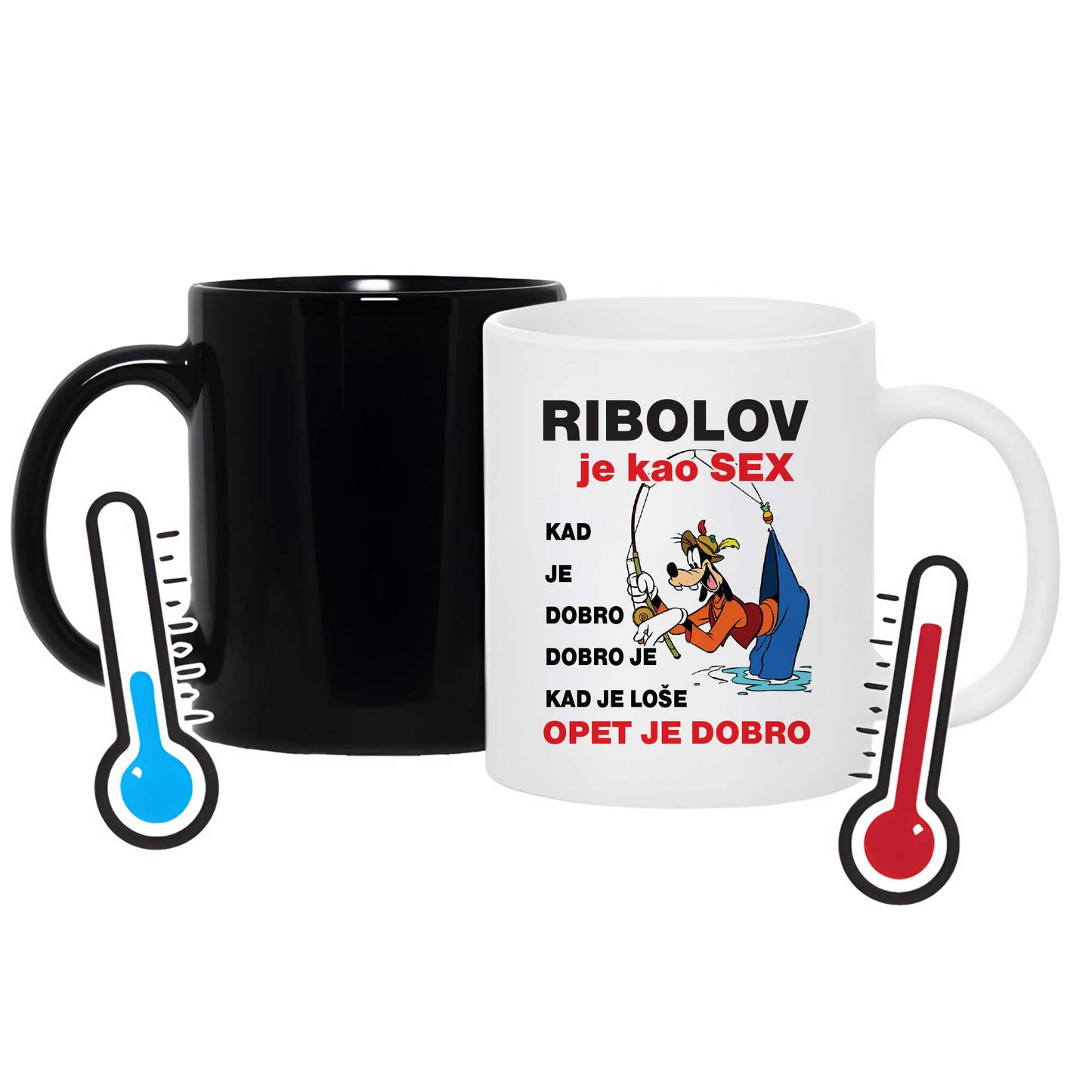 Ribolov je kao sex, kad je dobro dobro je. Kad je loše, opet je dobro | Keramička šalica