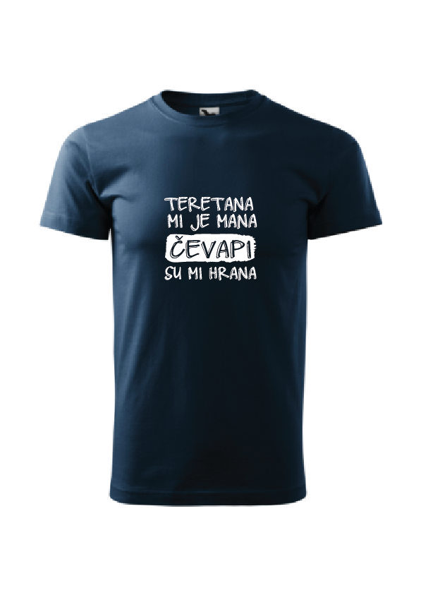 Teretana mi je mana čevapi su mi hrana | Muška majica