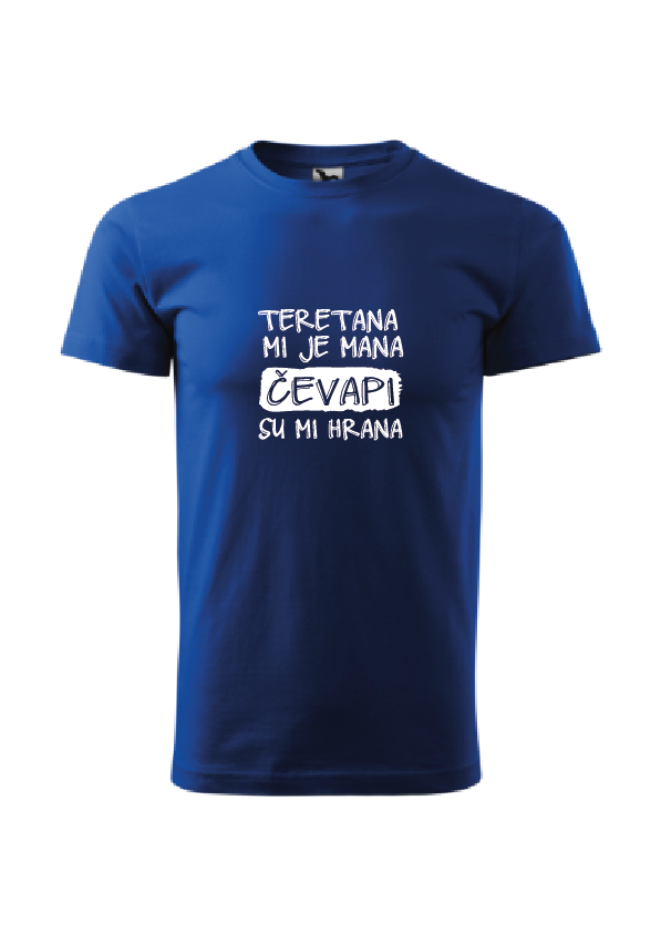 Teretana mi je mana čevapi su mi hrana | Muška majica