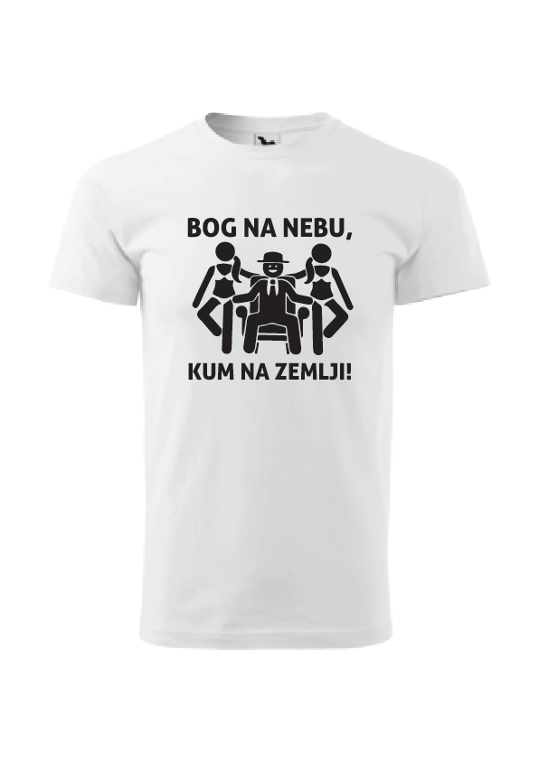 Bog na nebu kum na zemlji | Muška majica