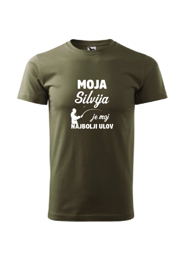 Moja (ime) je moj najbolji ulov | Muška majica