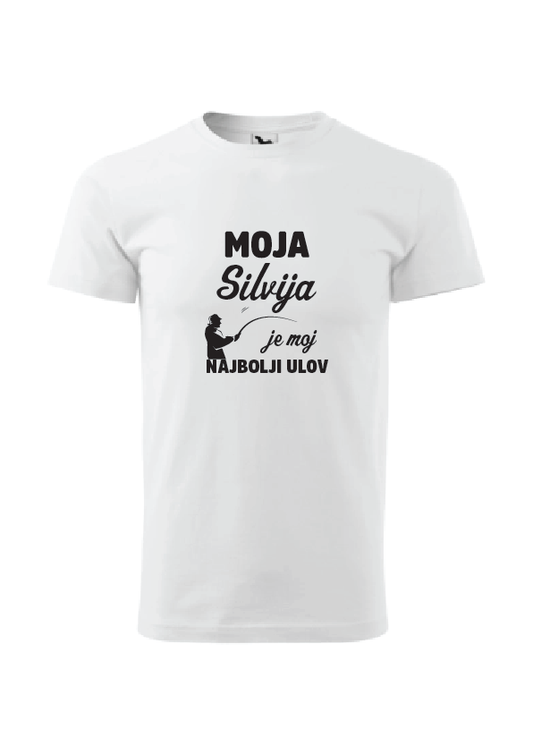 Moja (ime) je moj najbolji ulov | Muška majica